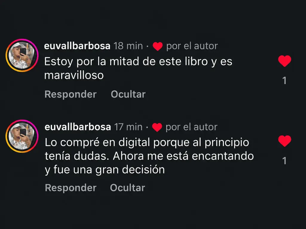 Mensaje de una persona lectora